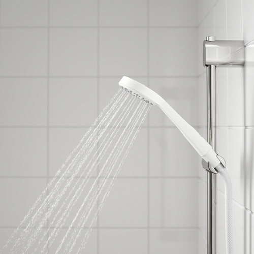 LILLREVET Single-spray hand held shower head, white