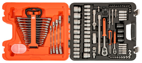 BAHCO 1/4" & 1/2" Square Drive Combination Spanner & Socket Set