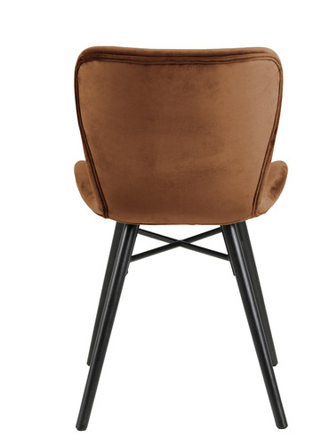 Chair Batilda, velvet, copper