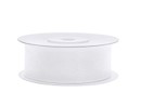 Chiffon Ribbon 25mm/25m, white