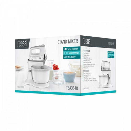 Teesa Stand Mixer with Rotating Bowl 500W TSA3548