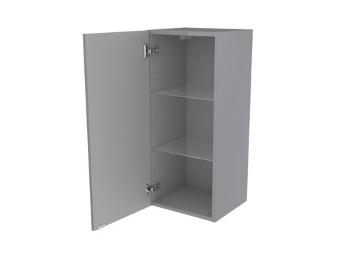 Bathroom Mirrored Wall Cabinet GoodHome Imandra 40x90x36cm, grey