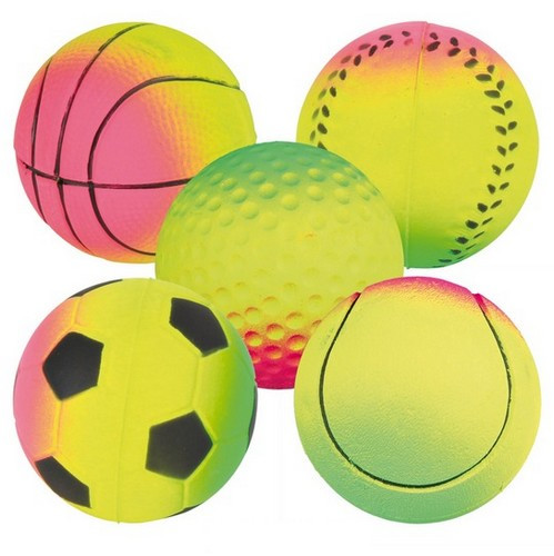 Trixie Dog Toy Neon Ball 7cm, 1pc, assorted colours