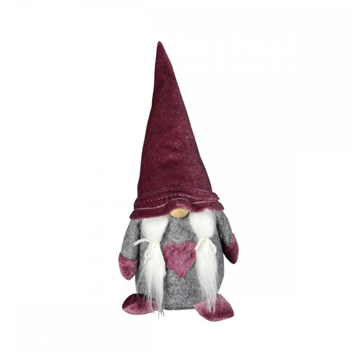 Christmas Elf Dwarf Gnome Santa 24cm, 1pc, pink, assorted