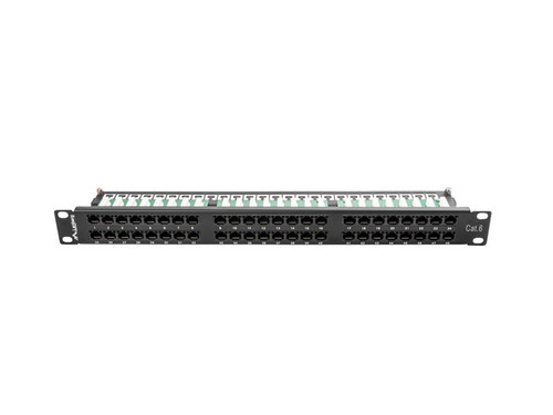 Lanberg Patch Panel 48-Port 1U Cat.6, black