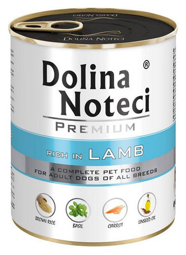 Dolina Noteci Premium Wet Dog Food with Lamb 800g