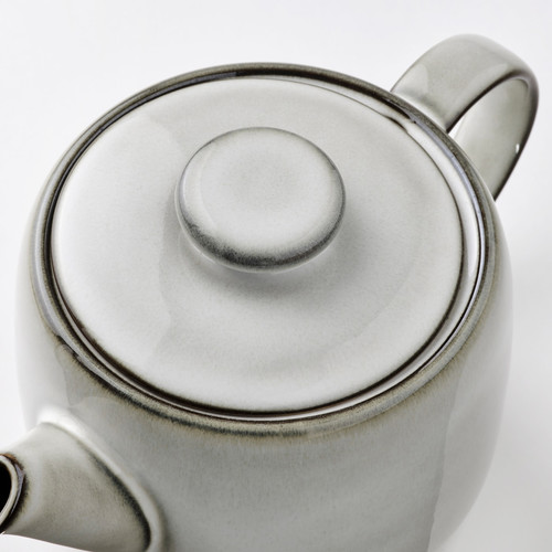 GLADELIG Teapot, grey, 1.2 l