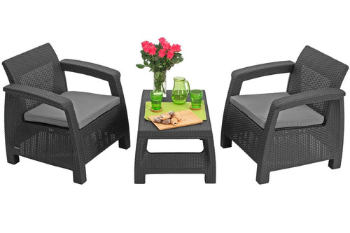 Garden Furniture Set CORFU WEEKEND, graphite