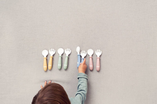 BABYBJÖRN Baby Spoons and forks, Powder Green