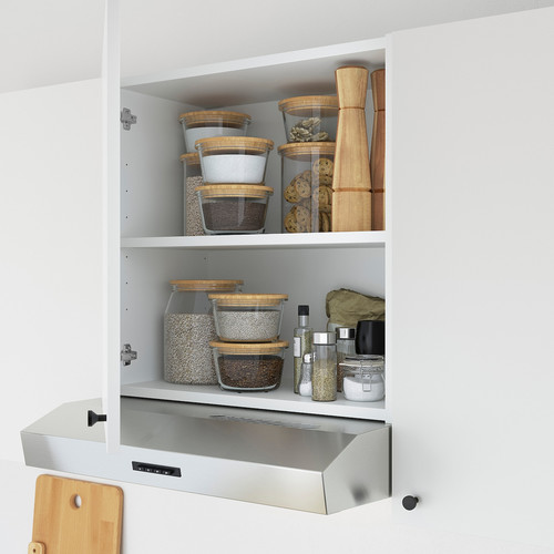 ENHET Wall cb w 1 shelf, white, 60x30x60 cm