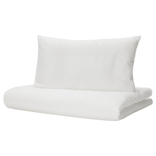 LEN Quilt cover/pillowcase for cot, 110x125/35x55 cm