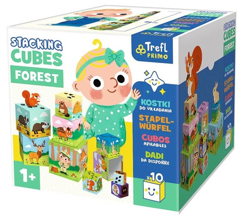 Trefl Stacking Cubes Forest 12m+