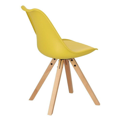 Dining Chair Norden Star Square, yellow