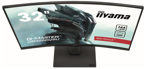 Iiyama 31.5" Monitor VA QHD 144HZ 1MS 1500R DPx HDMIx2 USBx4 GB3266QSU-B1