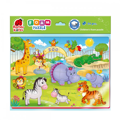 Foam Children's Puzzle 24pcs Zoo 3+