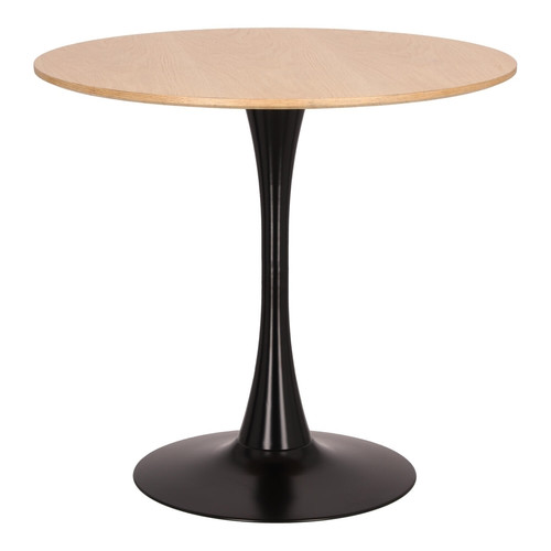 Table Simplet Skinny 80 cm, oak/black