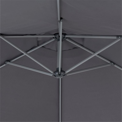 Garden Parasol Malta 300cm, grey