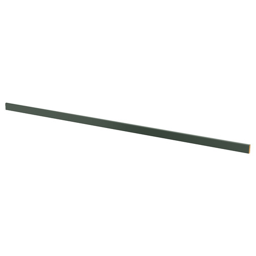 HAVSTORP Rounded deco strip/moulding, deep green, 221 cm