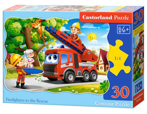 Castorland Children's Puzzle Firefighters to the Rescue 30pcs 4+