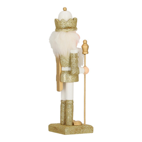 Nutcracker Christmas Decoration William 3 25cm, white