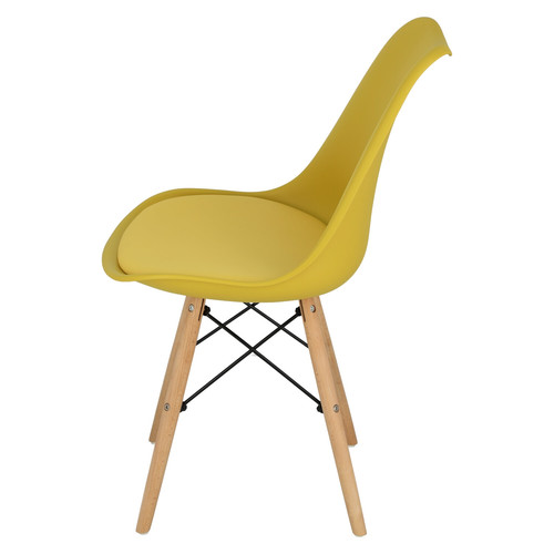 Dining Chair Norden DSW PP, yellow