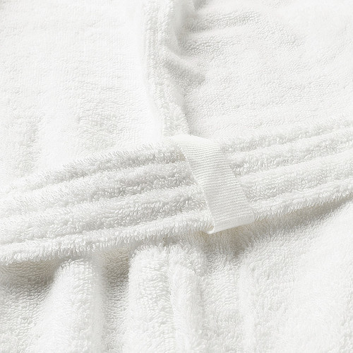 ROCKÅN Bathrobe, white, L/XL