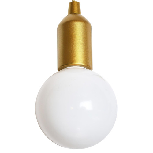 Pendant LED Lamp L, battery-operated, gold