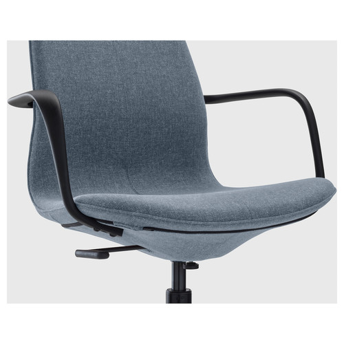 LÅNGFJÄLL Office chair with armrests