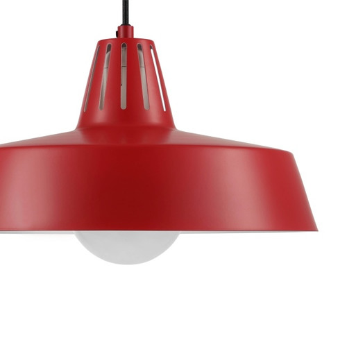 GoodHome Pendant Lamp Yarra E27, red