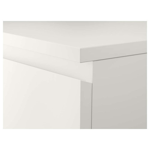 MALM Chest of 6 drawers, white, 160x78 cm