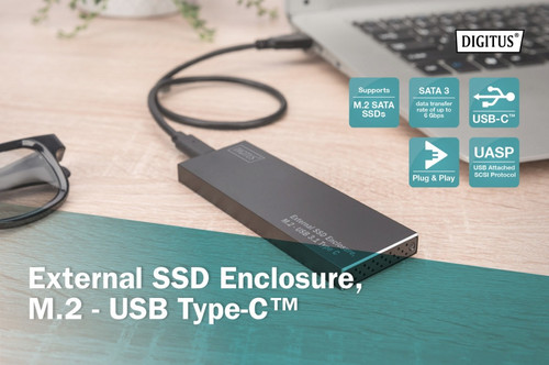 Digitus External SSD Enclosure M.2 USB Type-C DA-71115