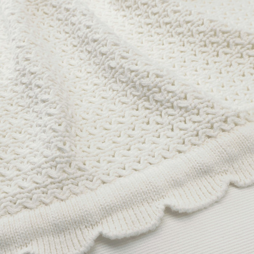 GULSPARV Blanket, white, 70x90 cm