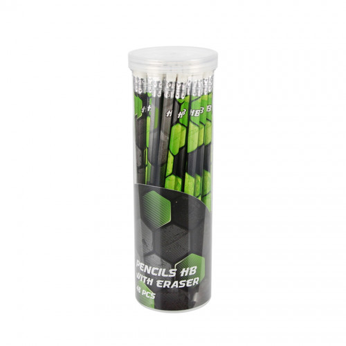 Starpak Pencil with Eraser HB Football 48pcs