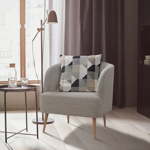 FULLÖSA Armchair, Viarp beige/brown