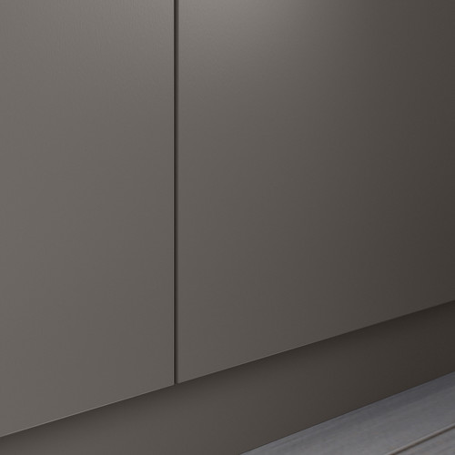 FORSAND Door with hinges, dark grey, 50x195 cm
