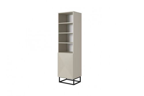 Shelving Unit Asha 50cm, cashmere/black