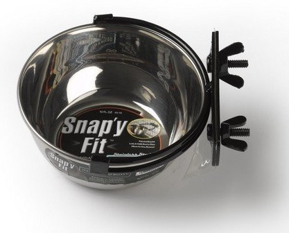 MidWest Snap'y Fit Water & Food Dog Bowl 400ml