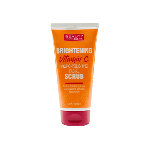 Beauty Formulas Brightening Vitamin C Micro-Polishing Facial Scrub Vegan 150ml