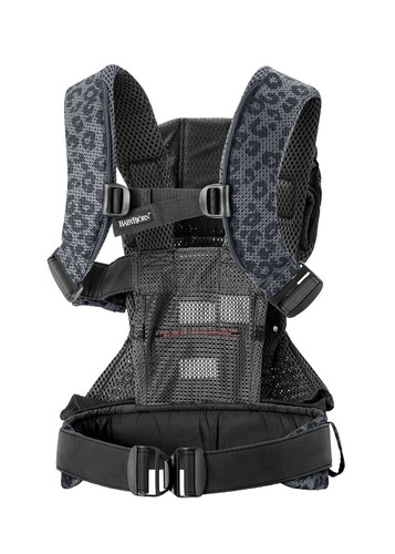 BABYBJÖRN - Baby Carrier ONE AIR 3D MESH, Anthracite/Leopard 0-36m