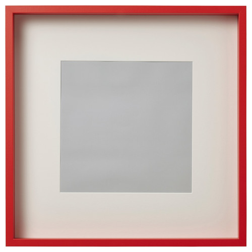 SANNAHED Frame, red, 50x50 cm