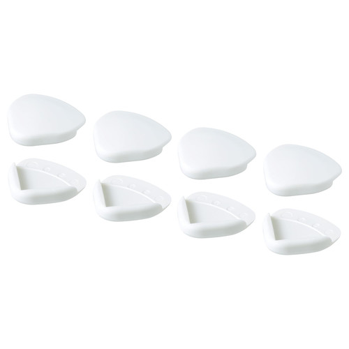 UNDVIKA Corner bumper, white, 8 pack