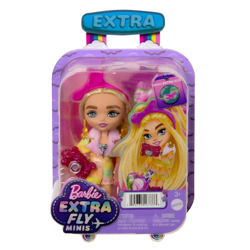 Barbie Extra Minis Travel Doll With Safari Fashion Extra Fly HPT56 3+