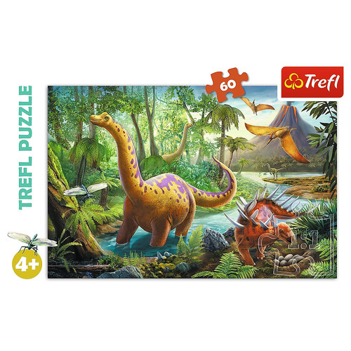 Trefl Children's Puzzle Dinosaur Trek 60pcs 3+