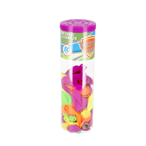 Water Bomb 80pcs in a Tube, 1pc, assorted colours, 3+