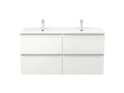 GoodHome Hanging Basin Cabinet Imandra 120 cm, white