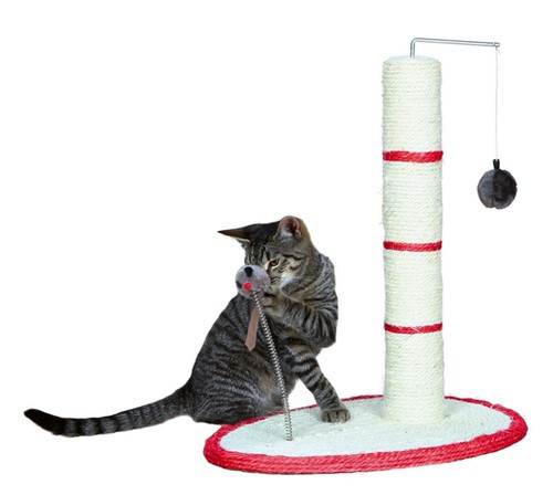 Trixie Scratching Post for Cats with Ball & Mouse 50cm