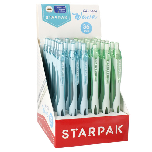 Starpak Gel Pen Wave 36pcs