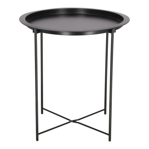 Metal Side Table Isa, black