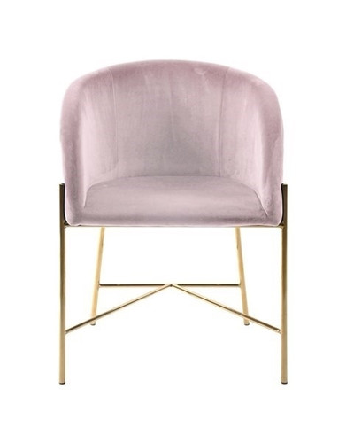 Armchair Nelson VIC, pink gold