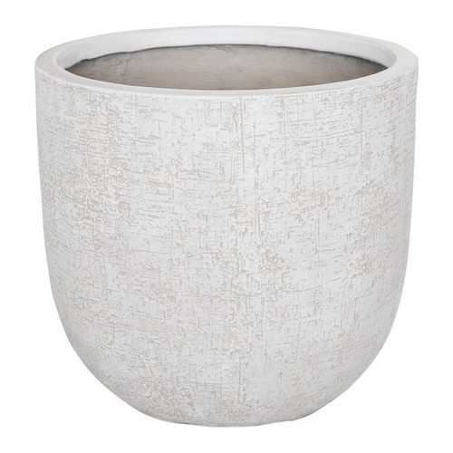 Outdoor Plant Pot Strata 54cm, white